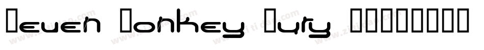 Seven Monkey Fury BB字体转换